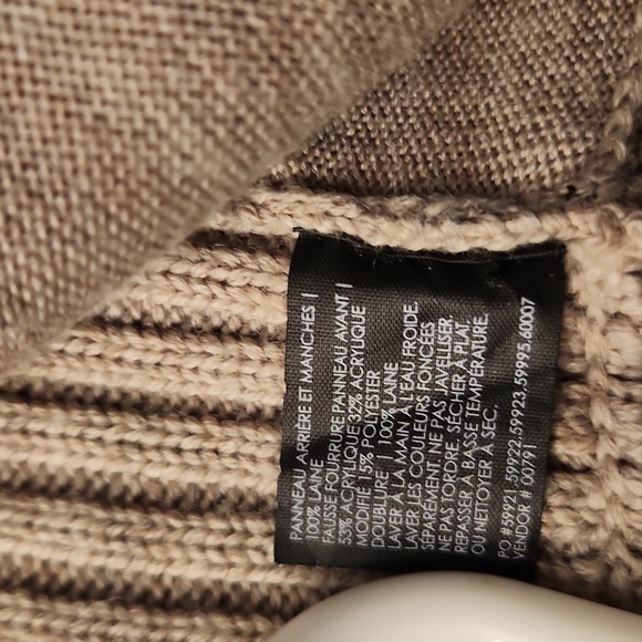 CLUB MONACO FUR CARDIGAN - Picture 6 of 9